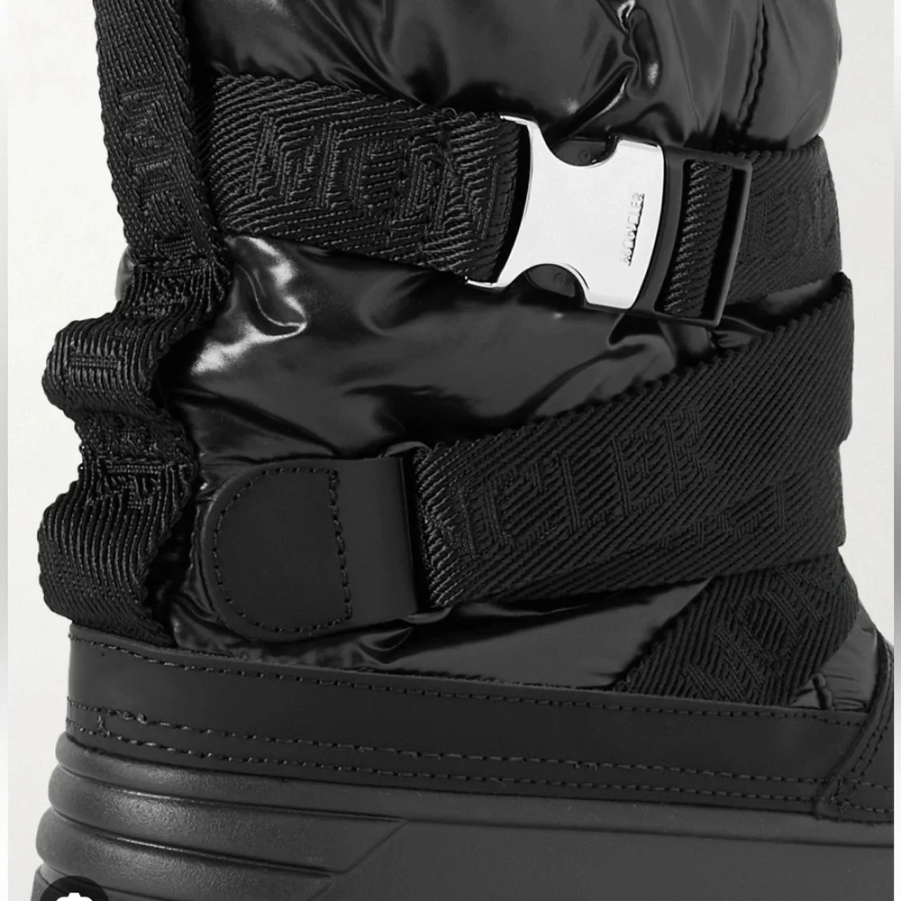 MONCLER, Summus Webbing-Trimmed Nylon and Rubber Snow Boots, Size 40 - Picture 2 of 11
